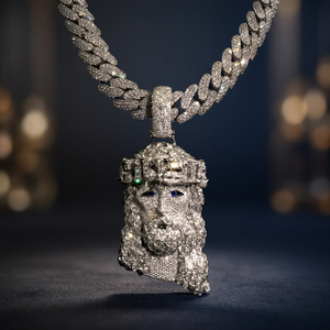 Colgante de diamante de lujo cultivado en laboratorio con diamante creado en laboratorio con certificado IGI en colgante de oro para joyería unisex. - Product Image 2