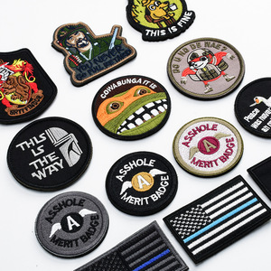 Thanh Lịch Mới Thêu Velcro Châu Âu Và Hoa Kỳ Trạm Nổ Cờ Vịt Chiến Thuật Vá - Product Image 3