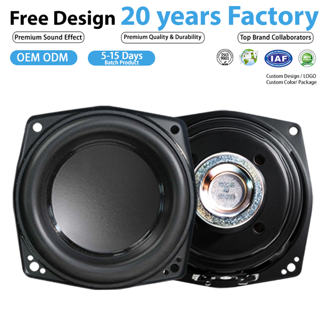 4 Inch 4 Ohm Subwoofer Speaker Consumer Grade for Bluetooth Speaker & Portable Audio