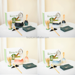 Ensemble de quatre pièces en céramique pour matcha Kiln Change Tianmu, écologique et durable, comprenant un bol à matcha et des accessoires de <span class=keywords><strong>thé</strong></span> chinois, pour 100 livres, pour hôtels - Product Image 6