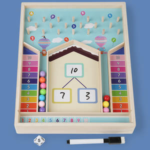 Tablero <span class=keywords><strong>de</strong></span> juego <span class=keywords><strong>de</strong></span> enseñanza <span class=keywords><strong>de</strong></span> juguete <span class=keywords><strong>de</strong></span> aprendizaje para niños para la composición y descomposición <span class=keywords><strong>de</strong></span> números dentro <span class=keywords><strong>de</strong></span> 10 en matemáticas - Product Image 4