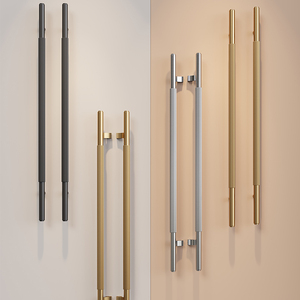 Mains courantes de porte en acier inoxydable et bois personnalisées Poignées de porte en verre de style chinois moderne pour porte coulissante en bois - Product Image 3