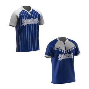 Vêtements de baseball personnalisables à séchage rapide et respirants, sélection multicolore avec impression par sublimation, motif vierge - Product Image 6