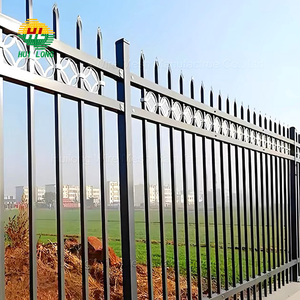 Recinzione da <span class=keywords><strong>Giardino</strong></span> <span class=keywords><strong>in</strong></span> <span class=keywords><strong>Ferro</strong></span> Battuto Rivestita <span class=keywords><strong>in</strong></span> PVC Ecologica Anti-UV Anti-Arrampicata Certificata CE - Product Image 6