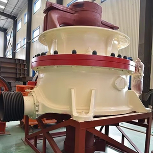 Concasseur à cône hydraulique monocylindre pour l'extraction minière de quartz, de charbon, de gangue et de granit, avec moteur principal et composants PLC - Product Image 1
