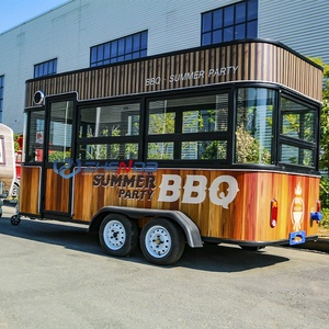 Mobile bar Station Ice Cream Push Cart Coffee Electric <b>Trailer</b> Mobile Food Truck <b>Concession</b> Food <b>Trailer</b> Fully Equipped - Product Image 2