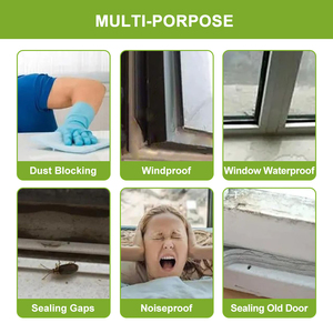 Joint <span class=keywords><strong>d</strong></span>'étanchéité personnalisable <span class=keywords><strong>pour</strong></span> portes, <span class=keywords><strong>bande</strong></span> <span class=keywords><strong>d</strong></span>'étanchéité en silicone anti-courant <span class=keywords><strong>d</strong></span>'air <span class=keywords><strong>pour</strong></span> portes et portes <span class=keywords><strong>de</strong></span> <span class=keywords><strong>douche</strong></span> en verre, <span class=keywords><strong>pour</strong></span> fenêtres - Product Image 6