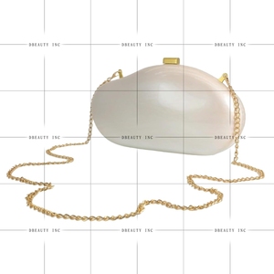 Pochette en acrylique pour femme, sac à main décontracté d'été, mode soirée, mariage, avec chaîne, fermeture magnétique, taille unique, pailleté - Product Image 4