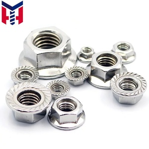 Écrou à bride denté en acier inoxydable 304 DIN 6923 – Tailles et styles personnalisés pour l'automobile - Product Image 2