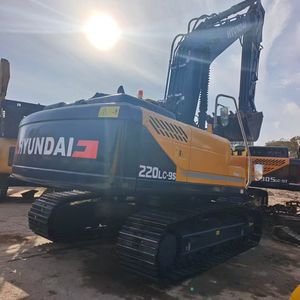 Excavadora de orugas Hyundai 220LC-9S de segunda mano, modelo 2022, bomba de motor, componentes de núcleo, venta - Product Image 3