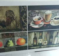 Para Yotta H3200 1800mm/3200mm/5M Impresora digital de inyección de tinta híbrida UV Roll-On Pintura al óleo y papel tapiz Impresora con cabezal de impresión Ricoh