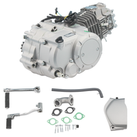 Moteur Yinxiang 140cc à refroidissement par huile, démarrage électrique/à kick, moto tout-terrain, moto YX140cc, embrayage automatique
