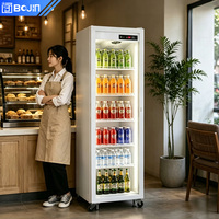 Réfrigérateur Commercial Personnalisé pour Boissons, Vitrine Réfrigérée en Verre et Refroidisseur de Boissons pour Café, Hôtel, Supermarché