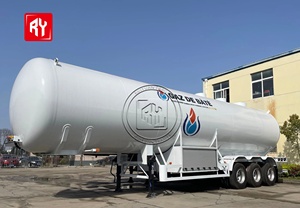 Camiones Cisterna de Gas Licuado de Petróleo de <span class=keywords><strong>Tres</strong></span> <span class=keywords><strong>Ejes</strong></span> de Alta Calidad de China, Utilizados Principalmente para el Transporte de Gas Licuado de Petróleo - Product Image 2