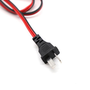 Cable de carga en forma de T de 1,2 m para conexión de fuente de alimentación inversora Honda EU1000i EU2000i con abrazaderas rojas y negras - Product Image 3