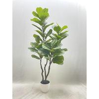 Arbre artificiel en pot au design unique, plante artificielle, figuier de Java, aménagement paysager intérieur/extérieur
