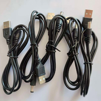 Cable de Carga USB a DC de Alta Calidad de 1M 5V con Conector de Barril de 5.5x2.1mm para Lámpara LED, Altavoz, Ventilador, Router