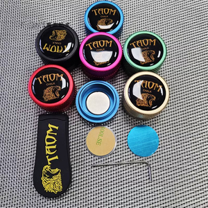 Hộp đựng phấn bi-a QFH-CS-001 bán chạy, kẹp tròn, phấn nhiều màu, phụ kiện tùy chỉnh - Product Image 1