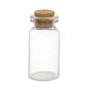 High quality Glass bottle with wooden cap 13ml 21ml free samples