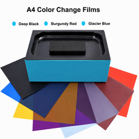 Nouvelle Arrivée Film de Changement de Couleur A4 Autocollants Décoratifs Transparents pour Coque de Téléphone Films Thermorétractables pour iPhone 18 Pro Max 17 16