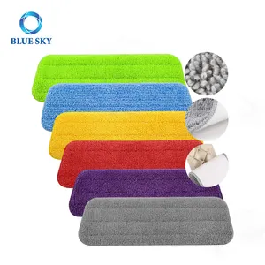Household Washable Microfiber Mop Pads Replacement for Spray Floor Mop Refill Pads Flat Mop Head