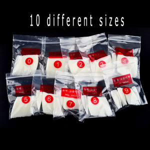 500 unids/lote salón de <span class=keywords><strong>uñas</strong></span> Stiletto de la cubierta completa <span class=keywords><strong>uñas</strong></span> Consejos <span class=keywords><strong>manicura</strong></span> Artificial Blanco/transparente/Natural de la cubierta completa clavo consejos - Product Image 5