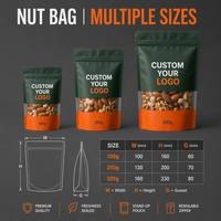 Bolsa Doypack Personalizada con Cierre Hermético y Forro de Lámina VMPET de 100g, a Prueba de Olores, para Patatas Fritas y Frutos Secos
