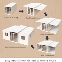 Maison conteneur extensible ZhongHao neuve de haute qualité pour usage hôtelier, en acier durable, garantie 2 ans, livraison rapide