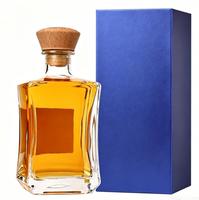 Boîte d'emballage personnalisée en carton ondulé pour une bouteille de vin ou de rhum