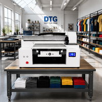 Nouvelle machine d'impression de t-shirts entièrement automatique en gros, imprimante DTG Dazion à double station pour vêtements promotionnels et uniformes d'entreprise