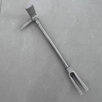 Barre de sauvetage Halligan en acier allié industriel de 24 pouces, robuste, pour le sauvetage et les interventions incendie