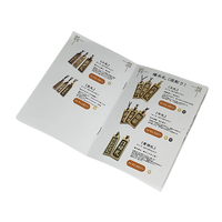 Service d'impression personnalisé professionnel écologique papier de conception mini brochure colorée catalogue société impression de brochures