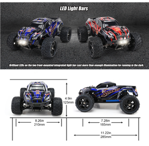 Camion monstre tout-terrain 4x4 REMO Hobby SJY-1635 à l'échelle 1/16 sans balais avec éclairage LED, modèles de véhicules, BUGGY, camion RC - Product Image 5