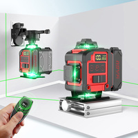 Mini niveau Laser de haute précision 16 lignes lumière verte 16 lignes Lasers de ligne à nivellement automatique 4D