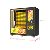 Offre Spéciale nouveau modèle de distributeur automatique sans pilote 24h intelligent machine de chauffage et de cuisson frigorifique distributeur automatique de pizza