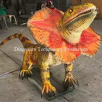 Dinosaurio Animatrónico Dilophosaurus (Lagarto) de 2.5m de Largo, Exhibiciones Interactivas de Modelos de Dinosaurios Simulados para Parques Infantiles