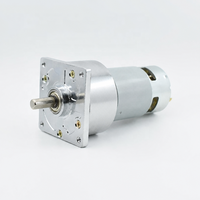 Moteur à engrenages à courant continu brossé 24V 775 avec boîte de réduction à couple élevé de 60 mm et encodeur en option pour l'automatisation industrielle