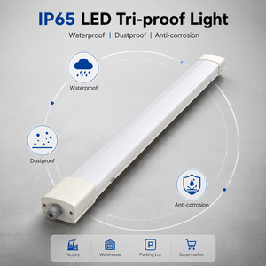 Luminaire LED Tri-proof IP65 Étanche de Grade Industriel, Anti-poussière et Anti-corrosion, Type Batten - Product Image 4