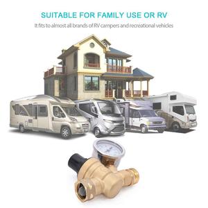 Regulador de Agua Ajustable de Latón sin Plomo COVNA DN20 de 3/4 Pulgadas con Manómetro - Product Image 4