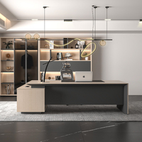 Bureau de direction industriel moderne de luxe ergonomique extensible et convertible, marque Hongqiao, garantie 3 ans, prix de gros