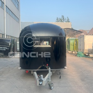 Remolque de comida de acero inoxidable, camión de comida para hamburguesas, carrito de Helado de café y pizza con certificado CE COC - Product Image 5
