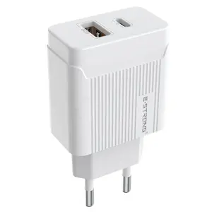 Multi quick 20W PD charge mini dual usb us socket standard fast charging mobile travel wall charger