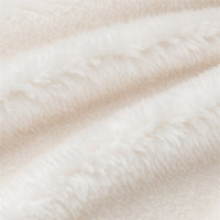 Couverture en fausse fourrure 100 % polyester, aspect laine, couleur unie, légère, très moelleuse, pour hôtel et maison, vente en gros