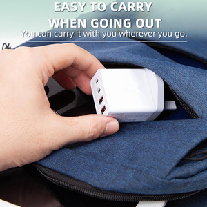 40W đa cổng sạc điện thoại nhanh chóng sạc du lịch sạc phổ xách tay pd20w 2 USB + 2 Loại-C sạc nhanh - Product Image 6