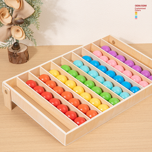 Jeu de tri de balles colorées personnalisable, aventure de puzzle innovante, jouet cognitif stimulant, jeu interactif très apprécié pour les enfants - Product Image 1