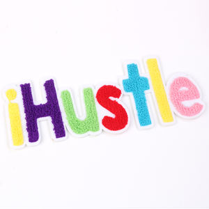 Parches de Chenilla Kawaii de Fábrica, Letras con Personalización de Tamaño y Forma, Parches de Letras de Diseño para Decoración de Zapatos, Prendas y Gorras - Product Image 5