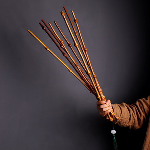 July 7th Bamboo Pointer Solid Bamboo Joint Hand Held Craft Walking Stick Chinese Style General Use - Product Image 1