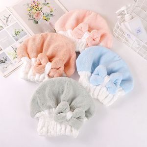 Serviette de Douche Absorbante en Velours Corail à Motif Dessin Animé pour Femme, Séchage Rapide, Bonnet de Lavage de Cheveux, Sac de Rangement - Product Image 2
