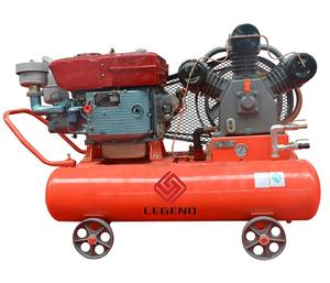 W2.8/5型ディーゼル駆動潤滑式ピストンエアコンプレッサー空冷式ポータブル15馬力2.8m/min 100Lタンク - Product Image 3