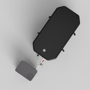 Portable Angled PVC Ice Bath Tub with 1HP Chiller for Cold Plunge Inflatable Ice Bath <b>Recovery</b> Bathroom <b>Pod</b> Barrel - Product Image 3